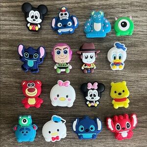 JIBBITZ. New. BABY DISNEY. Set of 16.
Fits Crocs and similar.
